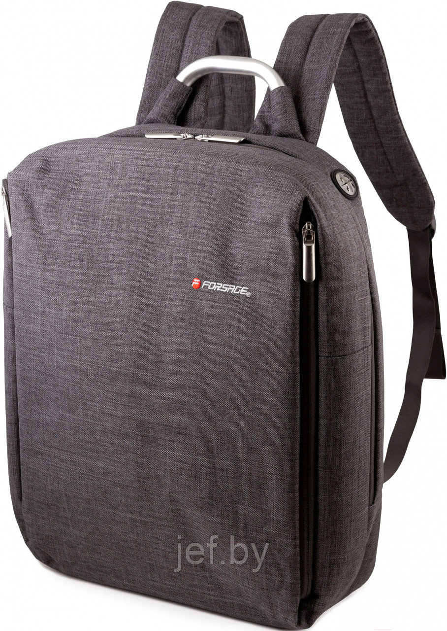Сумка-рюкзак универсальная(жесткий каркас,утолщенные стенки для защиты ноутбука) FORSAGE F-CX010B - фото 2 - id-p195485553