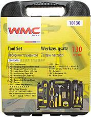 Набор инструментов 130 предметов в складном кейсе WMC TOOLS WMC-10130, фото 2
