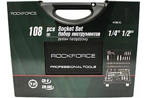 Набор инструментов с телескопическими трещотками 108 предметов ROCKFORCE RF-41082-5L, фото 2
