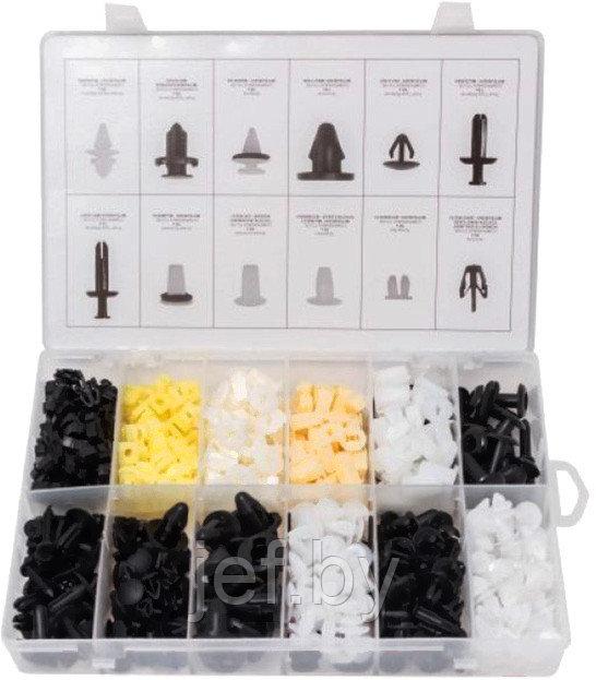 Набор клипс 370 предметов MITSUBSHI FORSAGE F-01Z0228