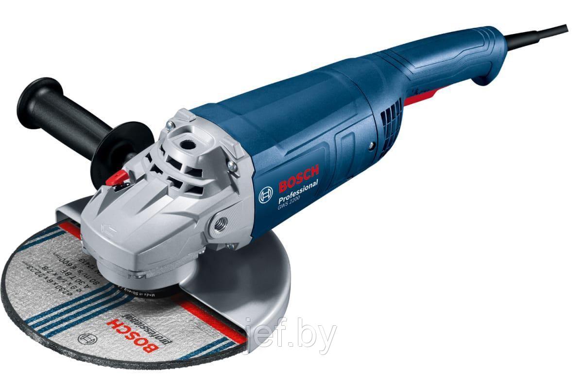 Двуручная углошлифмашина GWS 2200 в коробке BOSCH 06018C1320