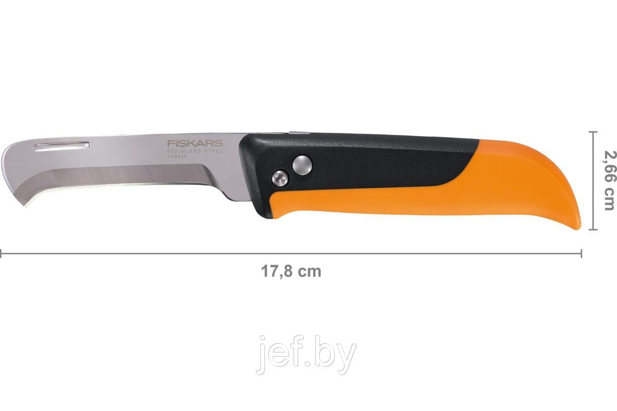 Нож садовый складной K80 X-series FISKARS 1062819 - фото 4 - id-p216280721