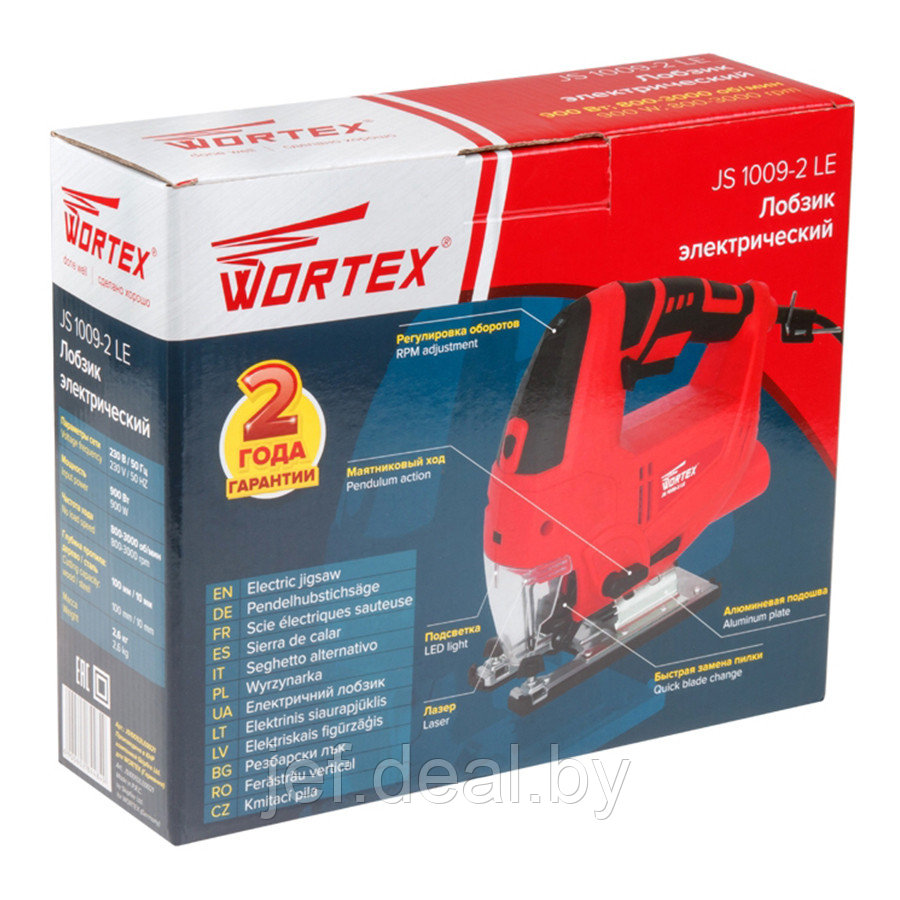 Лобзик электрический JS 1009-2 le900 вт WORTEX JS10092LE0021 - фото 8 - id-p195487121