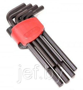 Набор ключей Г-образных 6-гранных длинных F-5087L 8 предметов FORSAGE F-5087L - фото 4 - id-p192695302