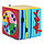 Бизикубик развивающий тактильный «Часики», 30 × 30 см, по методике Монтессори, фото 4