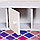 Игровая мебель «Детская кухня», цвет корпуса бело-серый, цвет фасада бело-малиновый, фартук ромб, фото 5