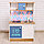 Игровая мебель «Детская кухня», цвет корпуса бело-бежевый, цвет фасада бело-голубой, фартук ромб, фото 7