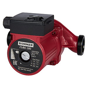 Rommer 25/80-180 насос циркуляционный, 220 В