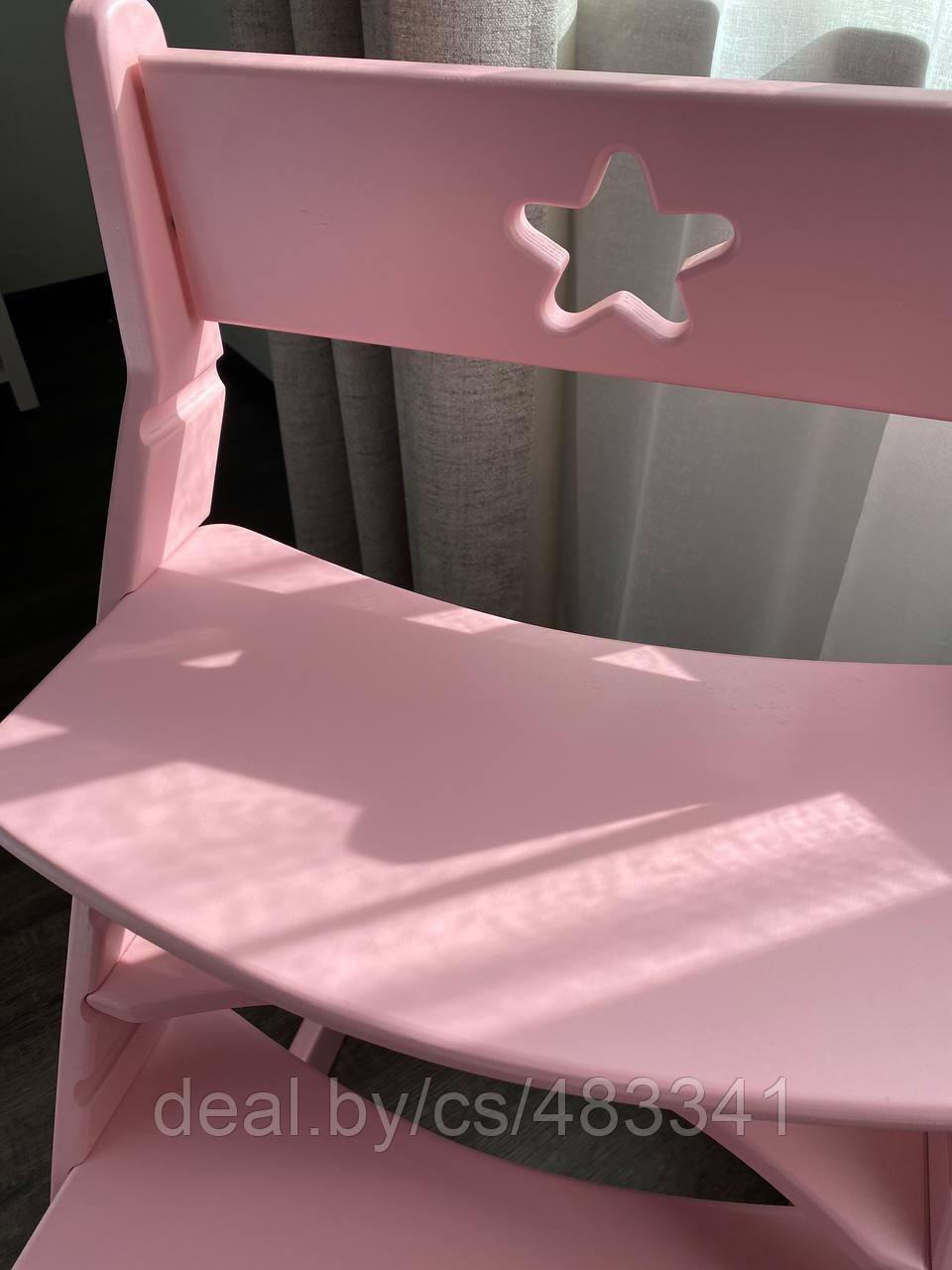 Растущий стул "Ростик" нежно розовый - фото 2 - id-p125046129