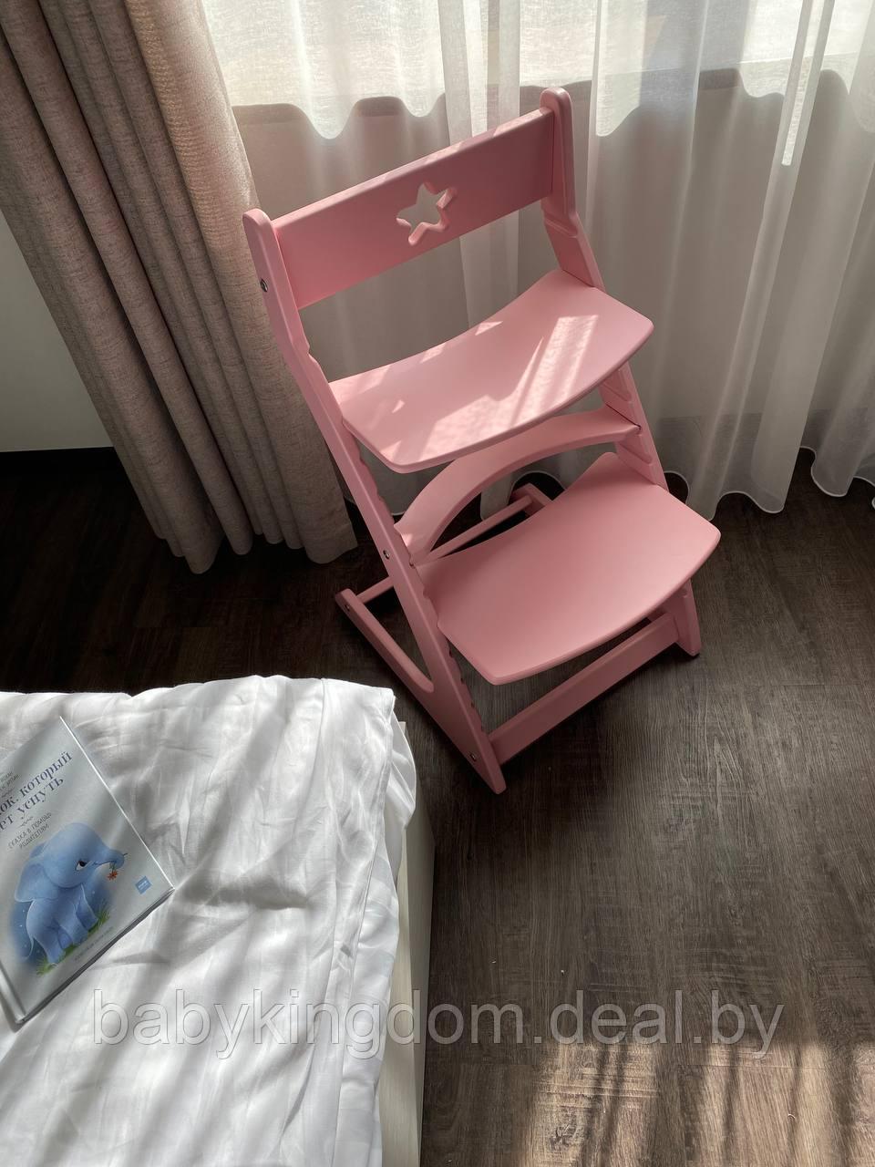 Растущий стул "Ростик" нежно розовый - фото 4 - id-p125046129