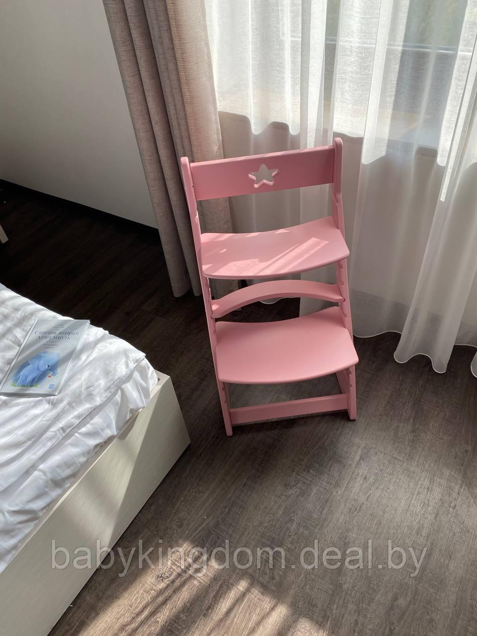 Растущий стул "Ростик" нежно розовый
