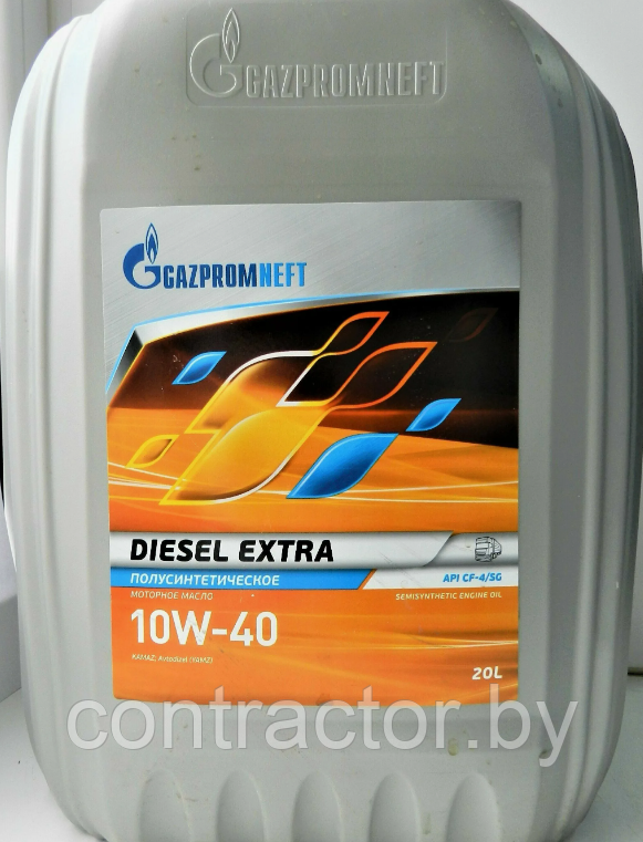Масло моторное 10W40 Gazpromneft (disel extra) 20l - фото 1 - id-p223020496