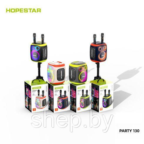 Портативная колонка Hopestar Party 130 с 2-мя беспроводными микрофонами цвет : есть выбор NEW 2024 !!! - фото 6 - id-p223020626