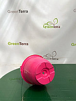 Цветные подвесные пластиковые формованные кашпо 3,5л Розовый, фото 2