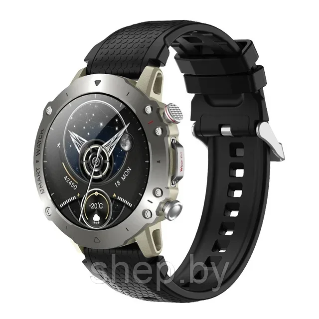 Умные часы Smart Watch HW6 Sport, Смарт часы для мужчин 2024, iOS, Android, Bluetooth звонки, 2 Ремешка - фото 1 - id-p223020837