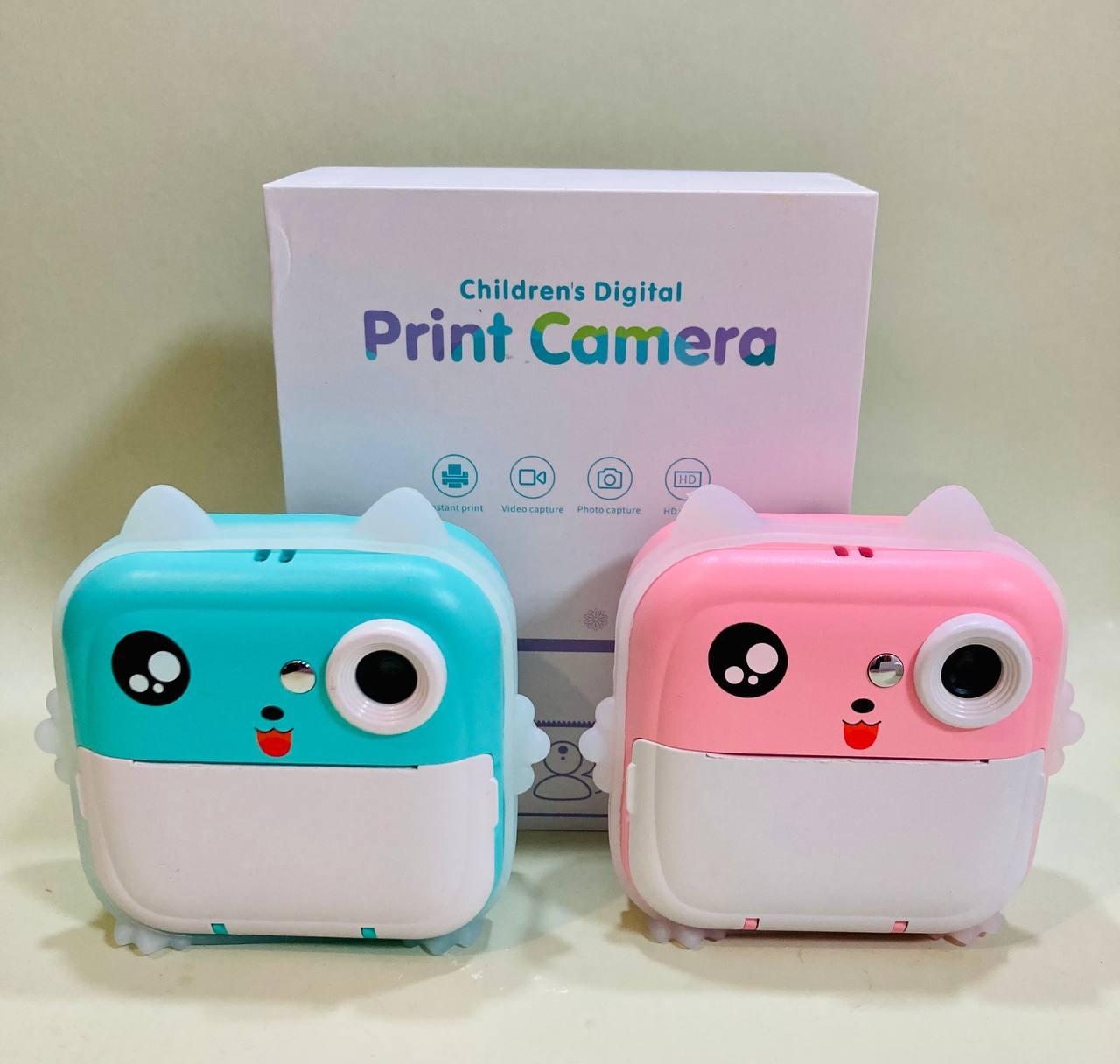 Фотоаппарат с печатью Children Digital Print Camera цвет в ассортименте - фото 1 - id-p215992825