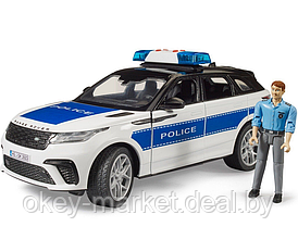Игрушка Автомобиль полиции Range Rover Velar с фигуркой Bruder 02890