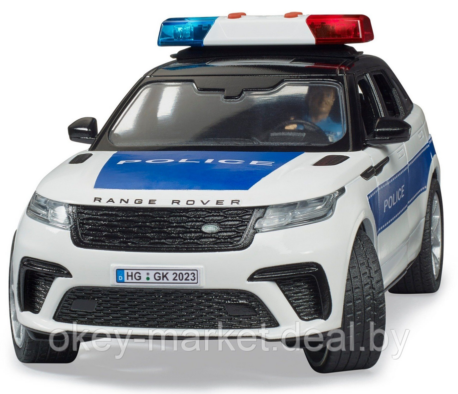 Игрушка Автомобиль полиции Range Rover Velar с фигуркой Bruder 02890 - фото 9 - id-p124848106