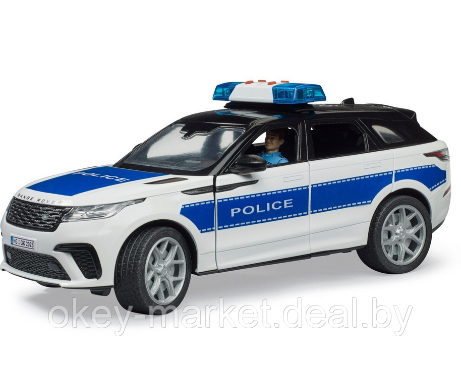 Игрушка Автомобиль полиции Range Rover Velar с фигуркой Bruder 02890 - фото 10 - id-p124848106