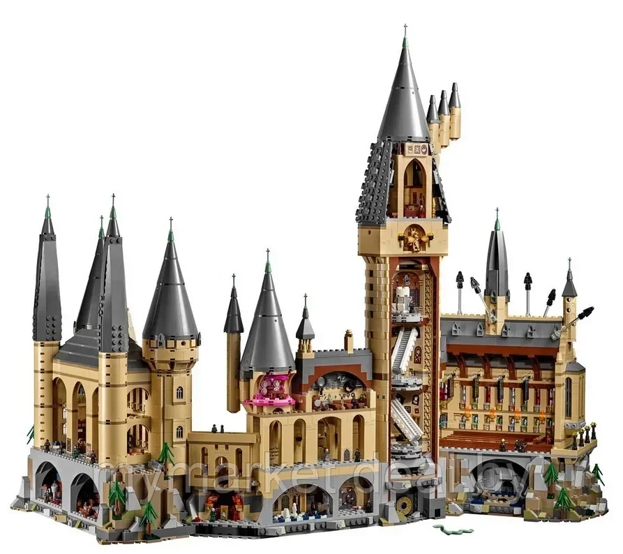 Конструктор Гарри Поттер (Harry Potter) Замок Хогвартса для мальчика и девочки, 6739 деталей - фото 4 - id-p223021198
