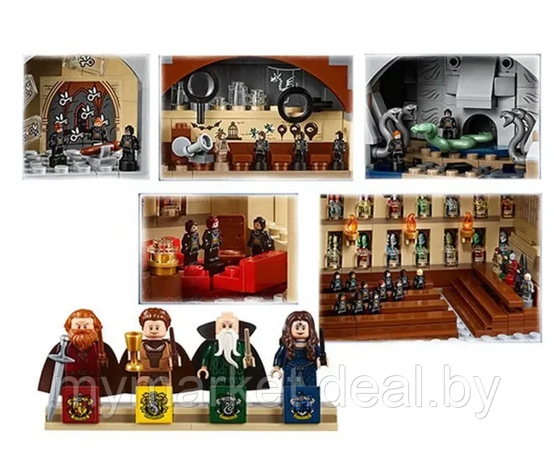Конструктор Гарри Поттер (Harry Potter) Замок Хогвартса для мальчика и девочки, 6739 деталей - фото 5 - id-p223021198