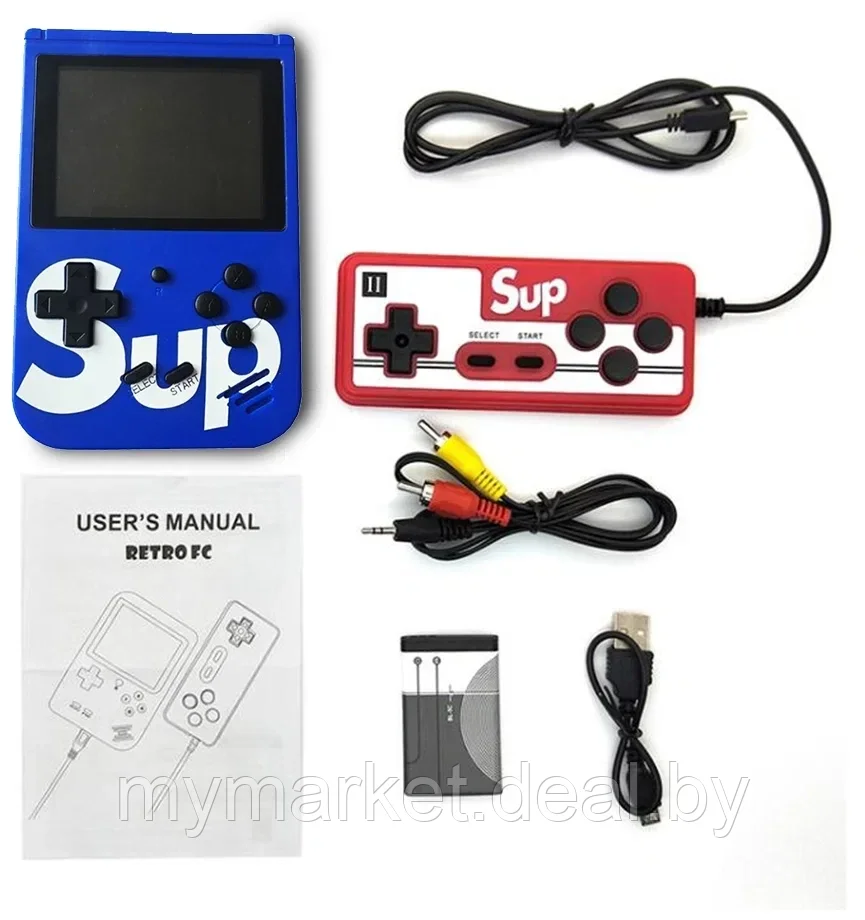 Игровая приставка портативная 8 бит - SUP Game Box PLUS Retro (400 in 1) с джойстиком - фото 8 - id-p223021206