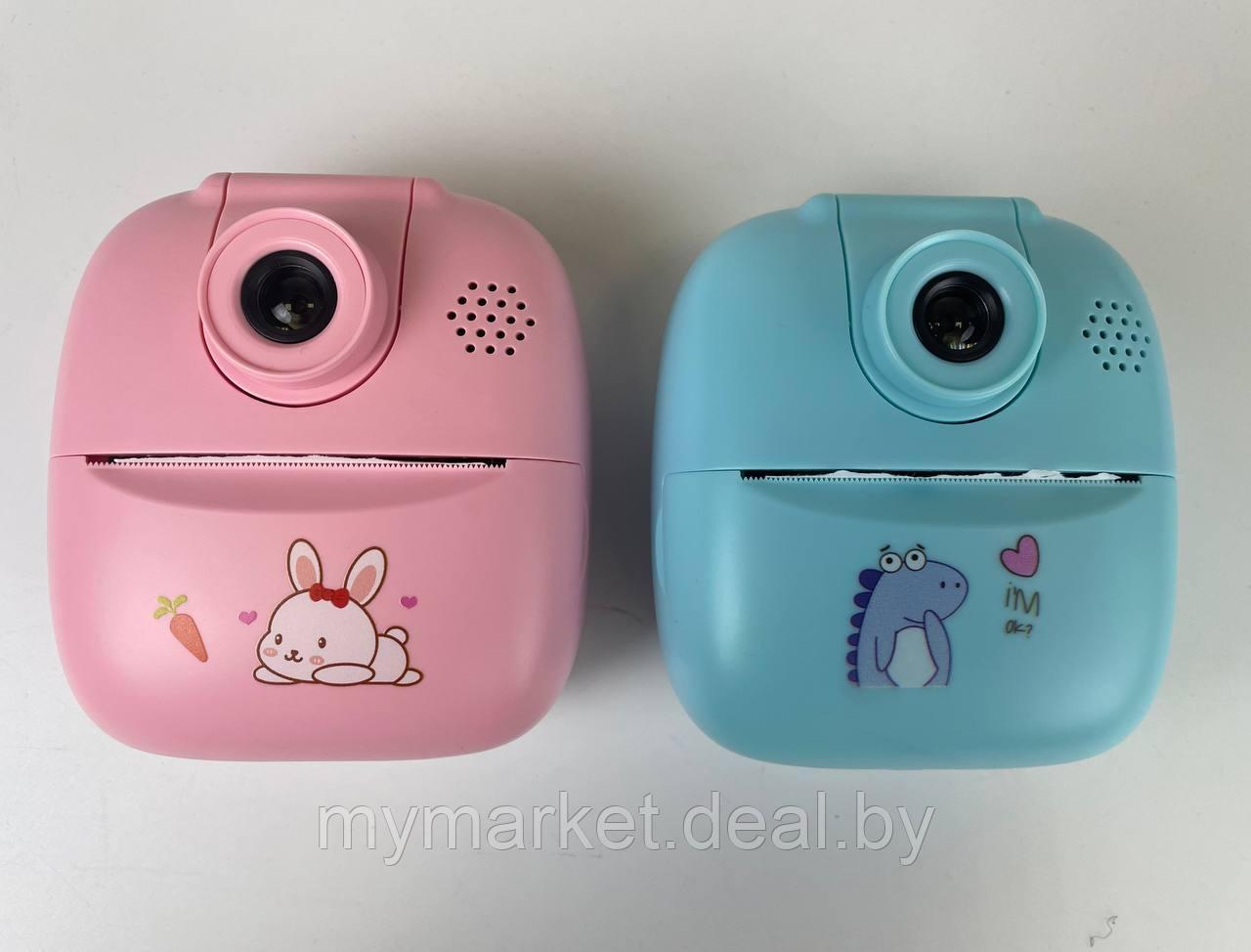 Фотоаппарат моментальной печати детский розовый - фото 8 - id-p223021213