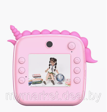 Фотоаппарат моментальной печати детский Единорог - фото 2 - id-p223021215