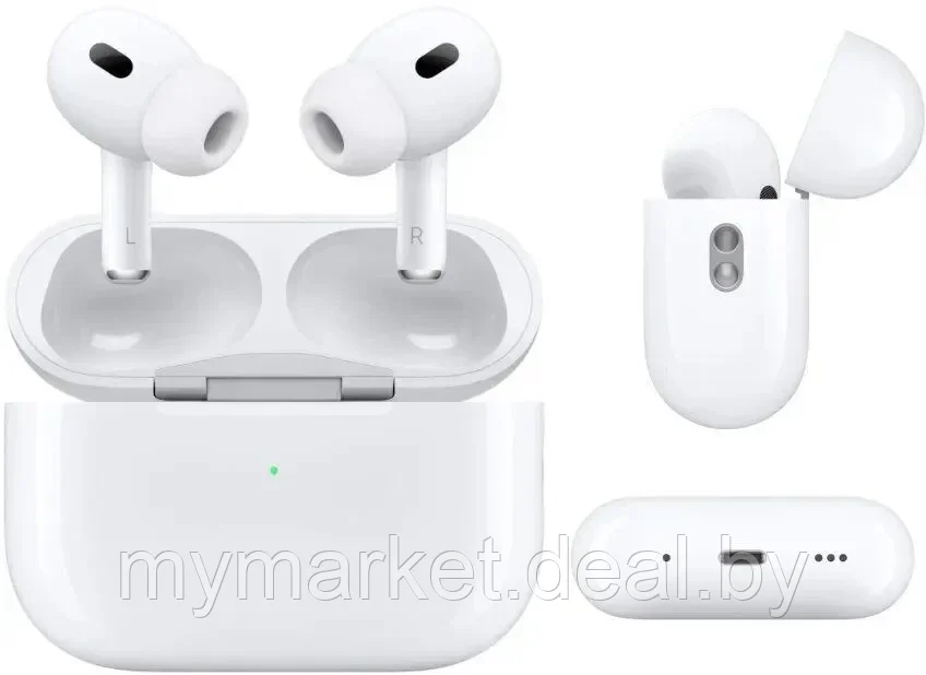 Беспроводные наушники AirPods Pro 2 с чехлом в комплекте T50 SAIYA реплика для iPhone Android - фото 2 - id-p223021257