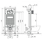 Комплект 6 в 1 с инталляцией Deante Anemon Zero, кнопка золото, фото 3