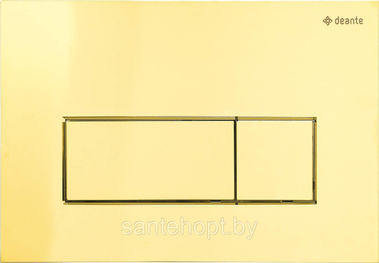 Комплект 6 в 1 с инсталляцией Deante Silia, кнопка золото - фото 7 - id-p223021552