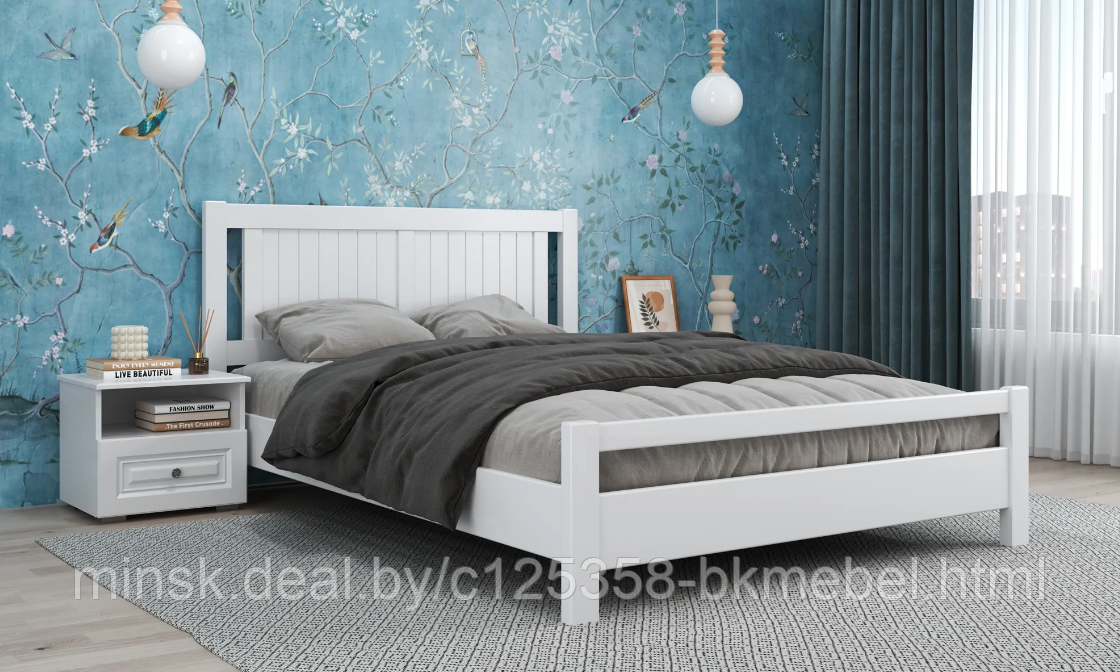 Кровать Ванесса 1,6 Белый античный - фото 1 - id-p223022015
