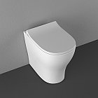 Унитаз приставной безободковый Isvea Infinity MY, белый, фото 2