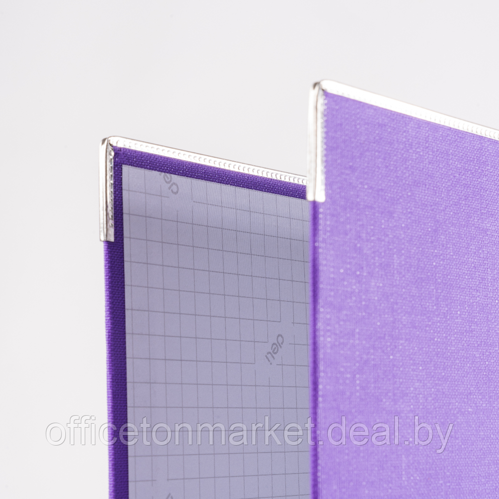 Папка-регистратор "Deli", А4, 50 мм, фиолетовый - фото 4 - id-p223021665