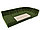 П-образный модульный диван Холидей Микровельвет Зеленый, фото 6