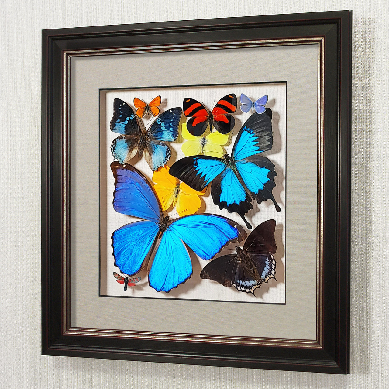Картина-панно Сборка с синими доминирующими бабочками, арт.: 92в-01 - фото 3 - id-p44379739
