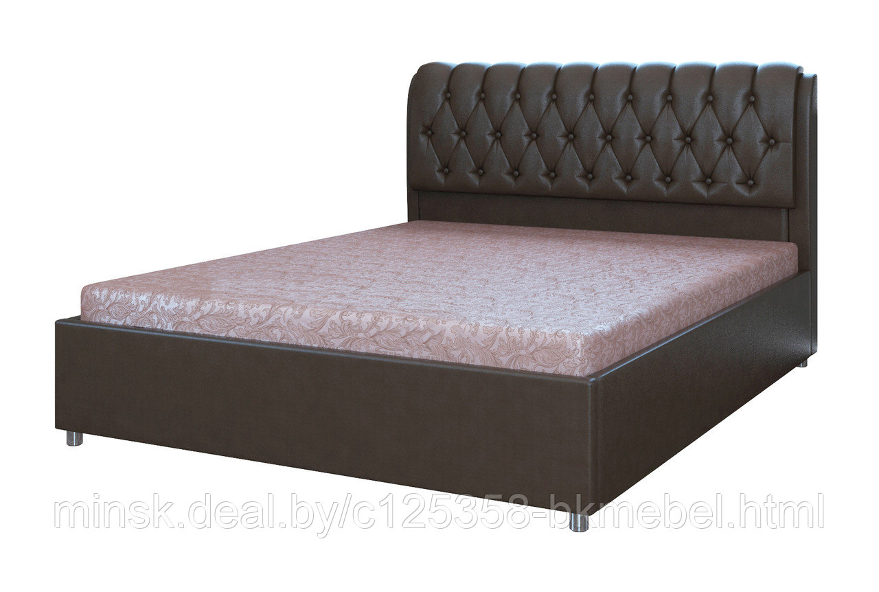 Кровать интерьерная Белиста с подъемным механизмом 1600 экокожа - фото 2 - id-p223022265