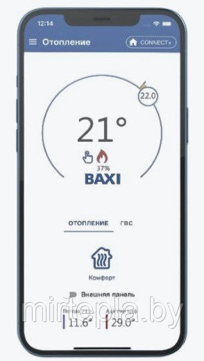 Baxi Connect Plus + Терморегулятор - фото 4 - id-p223022738
