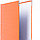 Папка регистратор А4, ПВХ Эко, 50 мм. "Deli" оранжевый с мет. уголком, F819-OR, фото 2