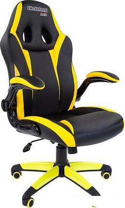 Кресло CHAIRMAN Game 15 (черный/желтый), фото 2