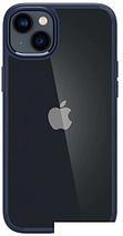 Чехол для телефона Spigen Ultra Hybrid для iPhone 14 ACS05045 (прозрачный/синий), фото 2