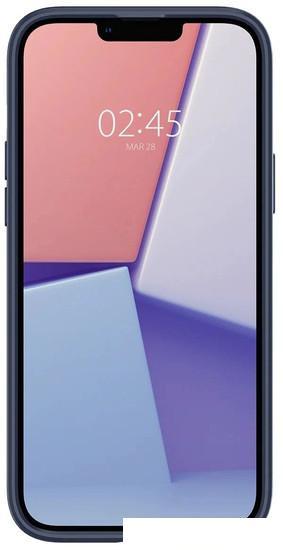 Чехол для телефона Spigen Ultra Hybrid для iPhone 14 ACS05045 (прозрачный/синий) - фото 5 - id-p222600126