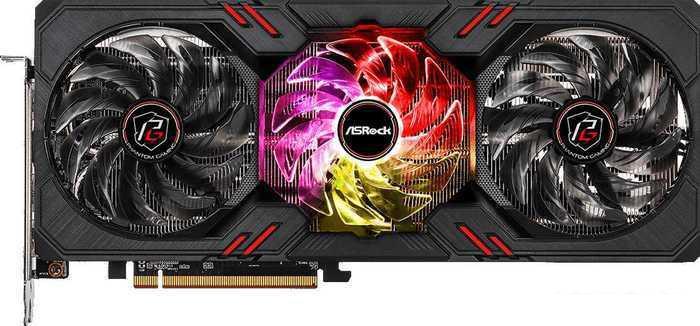 Видеокарта ASRock Radeon RX 7600 Phantom Gaming 8GB OC RX7600 PG 8GO - фото 2 - id-p222055695