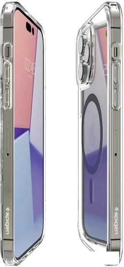 Чехол для телефона Spigen Ultra Hybrid (MagFit) для iPhone 14 Pro ACS04970 (темно-серый) - фото 6 - id-p222600217