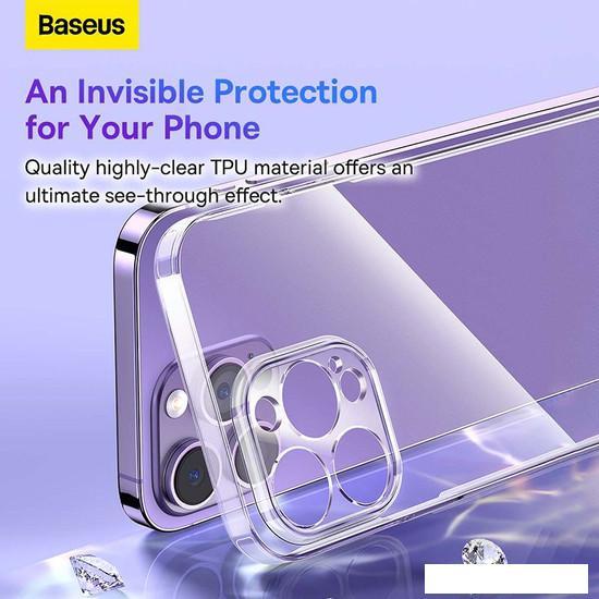 Чехол для телефона Baseus Simple Series 2 Protective Case iPhone 14 Plus (прозрачный) - фото 3 - id-p222600313