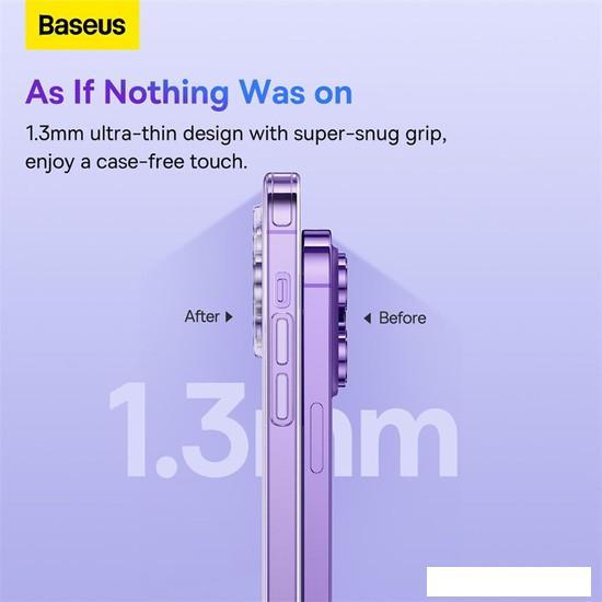 Чехол для телефона Baseus Simple Series 2 Protective Case iPhone 14 Plus (прозрачный) - фото 4 - id-p222600313
