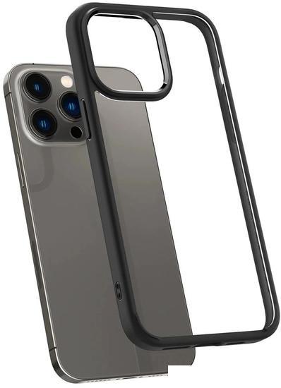 Чехол для телефона Spigen Ultra Hybrid для iPhone 14 Pro ACS04961 (прозрачный/черный) - фото 6 - id-p222600344