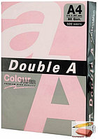 Бумага цветная DOUBLE A, А4, 80 г/м, розовая, 500 листов, класс А+, арт.115120