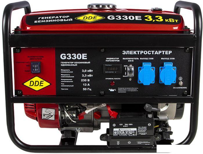 Бензиновый генератор DDE G330E - фото 3 - id-p222786058