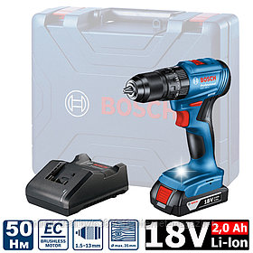 Дрель-шуруповерт ударная аккумуляторная GSB 185-LI Professional BOSCH (06019K3101)